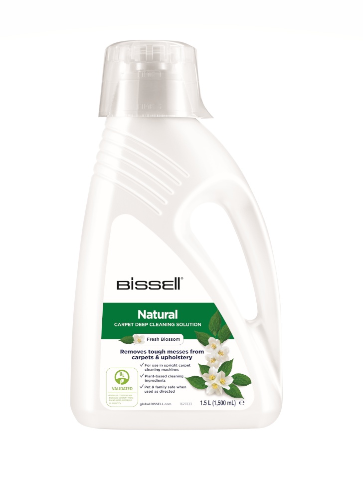 Bissell Upright Carpet Cleaning Solution Natural Wash and Refresh 1500ml