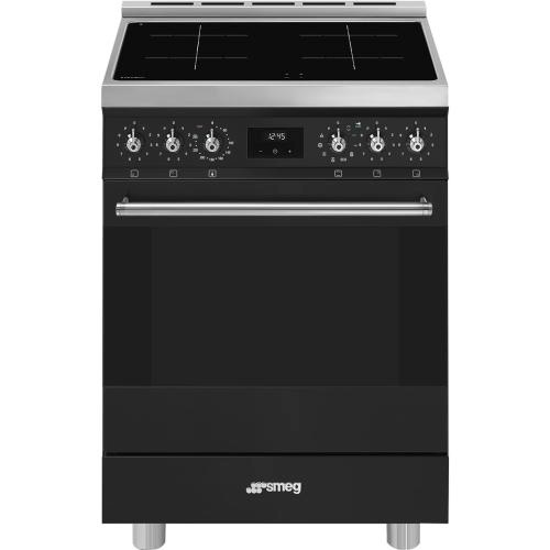 Smeg elektripliit C6IPMBM2 , 4 x induktsioon, elektriahi, pürolüüs, 60cm, matt must