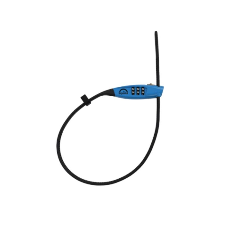 - Kaabliside-lukk SQUIRE Straplok Combi 10, koodiga, sinine