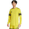 Adidas Teamwear T-särk meestele Squadra 25 Long Sleeve Jersey LM kollane JF6077 suurus M