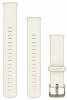 Garmin pulsikella rihmade komplekt Quick Release 18mm Silicone, bone