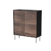 Cama Meble puhvetkapp 4D CORTINA chest of drawers 102x40x118 must/walnut