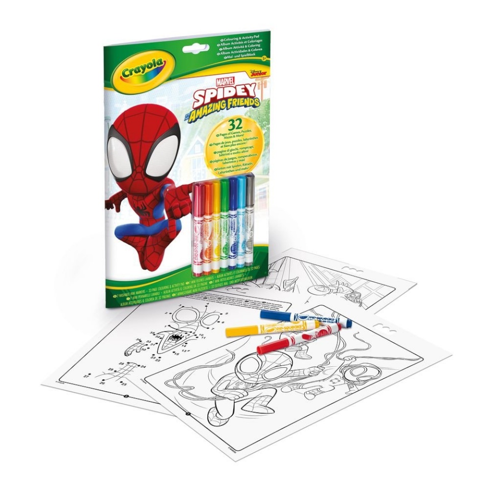 Crayola värvimis- ja tegevuskomplekt Color & Activity Spidey, 04-2809G