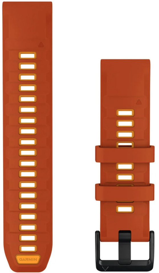 Garmin pulsikella rihmade komplekt QuickFit 22mm fenix 9 Pro, autumn orange/spark orange