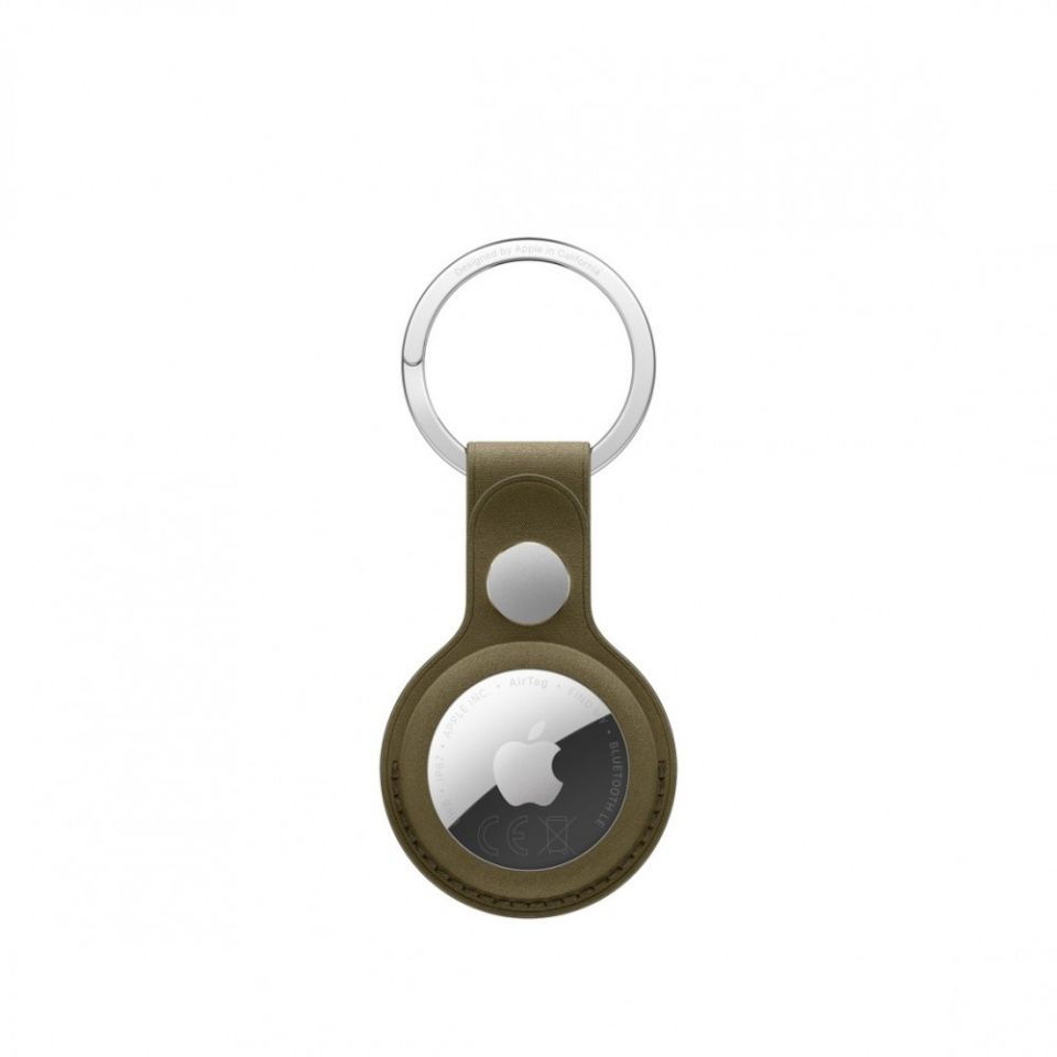 Apple AirTag FineWoven Key Ring, oliiviroheline