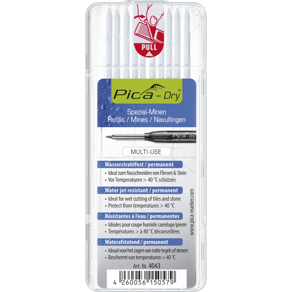 Pica marker DRY Refills valge