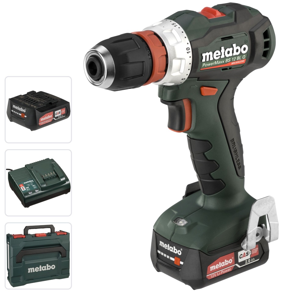 Metabo akutrell PowerMaxx SB 12 BL 2x 2,0Ah