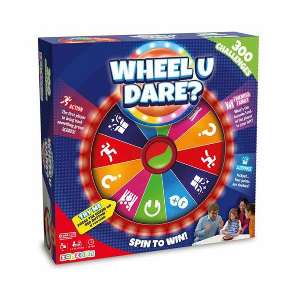 Famosa arendav mäng kolm-ühes Wheel u dare?