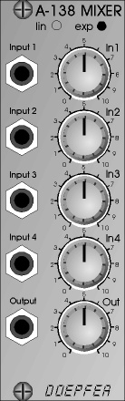 Doepfer A-138b mikser Eurorack moodul