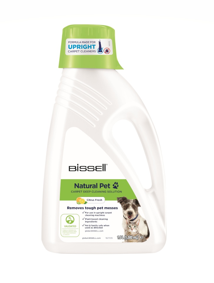 Bissell Upright Carpet Cleaning Solution Natural Wash and Refresh Pet 1500ml