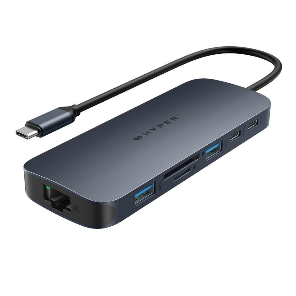 Hyper dokkimisalus Hyper HyperDrive EcoSmart Gen.2 Universal USB-C 10-in-1 Hub w 140 W PD3.1 Power Pass-thru