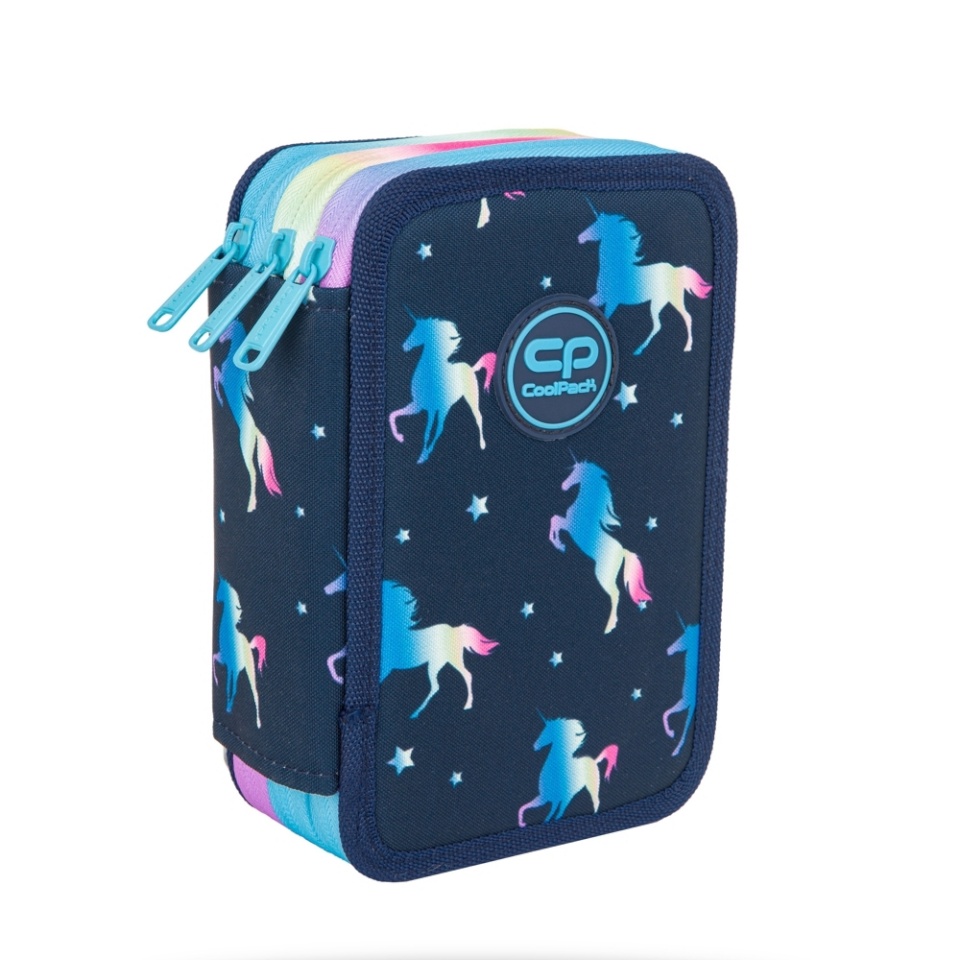 Coolpack pinal, täidetud, 3 lukuga - Jumper 3 Blue Unicorn