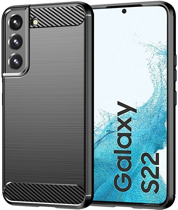 Insmat kaitseümbris C&S Style, Samsung Galaxy S22, must