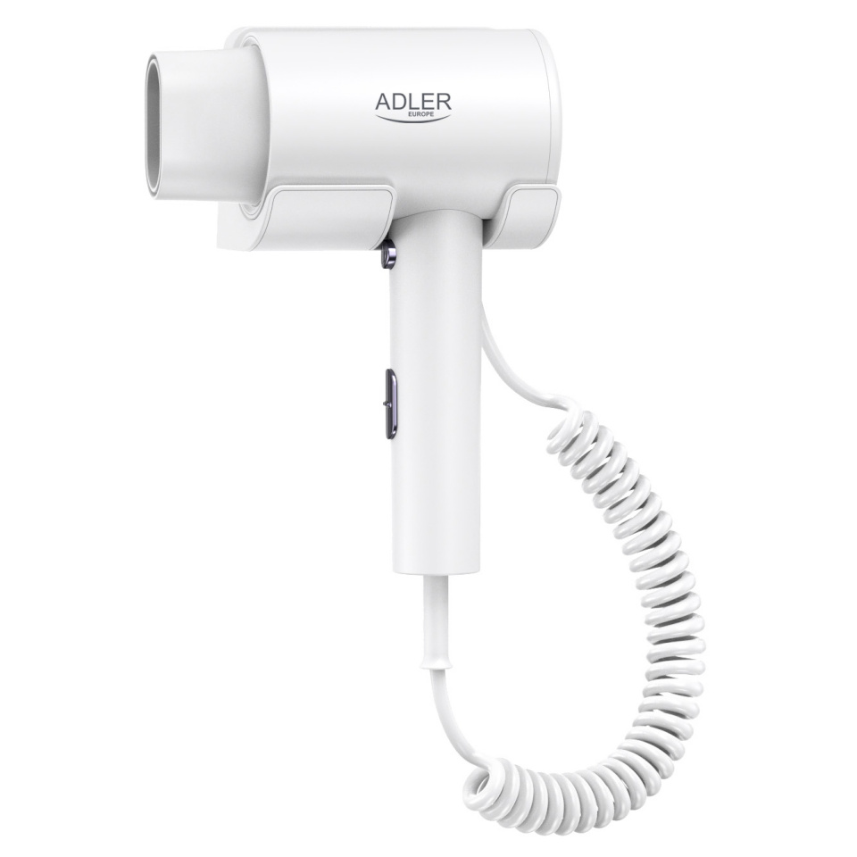 Adler föön AD 2285 Wall-Mount Hair Dryer, valge