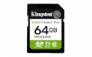 Kingston mälukaart SDXC 64GB Canvas Select Plus Gen3 100MB/s
