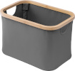 Enne Interior bambusest hoiukorv Fabric Bamboo Storage Basket, 38 x 26 x 25cm