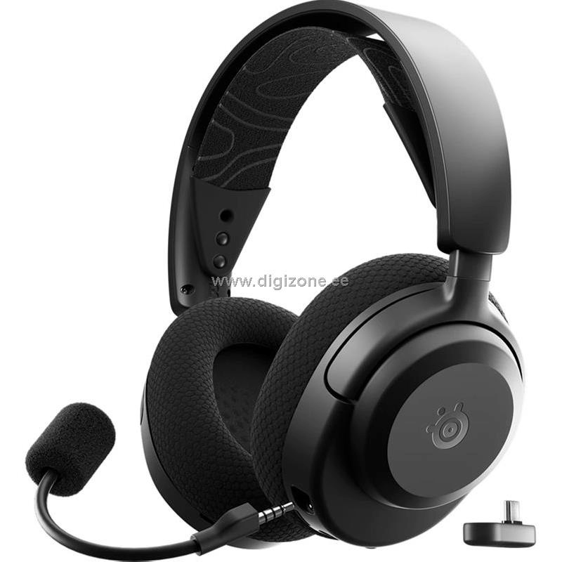 Steelseries kõrvaklapid juhtmevaba Wireless Nova 3X, must
