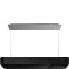 SMEG õhupuhastaja KSLS10MB saare, 100 cm, Autovent, 650 m3/h, 73 dB, matt must/must klaas