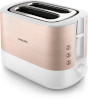 Philips röster HD2638/11 Viva Collection Toaster, roosa kuld/valge