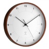 TFA seinakell 98.1097 Analogue Radio-Controlled Wall Clock, pruun