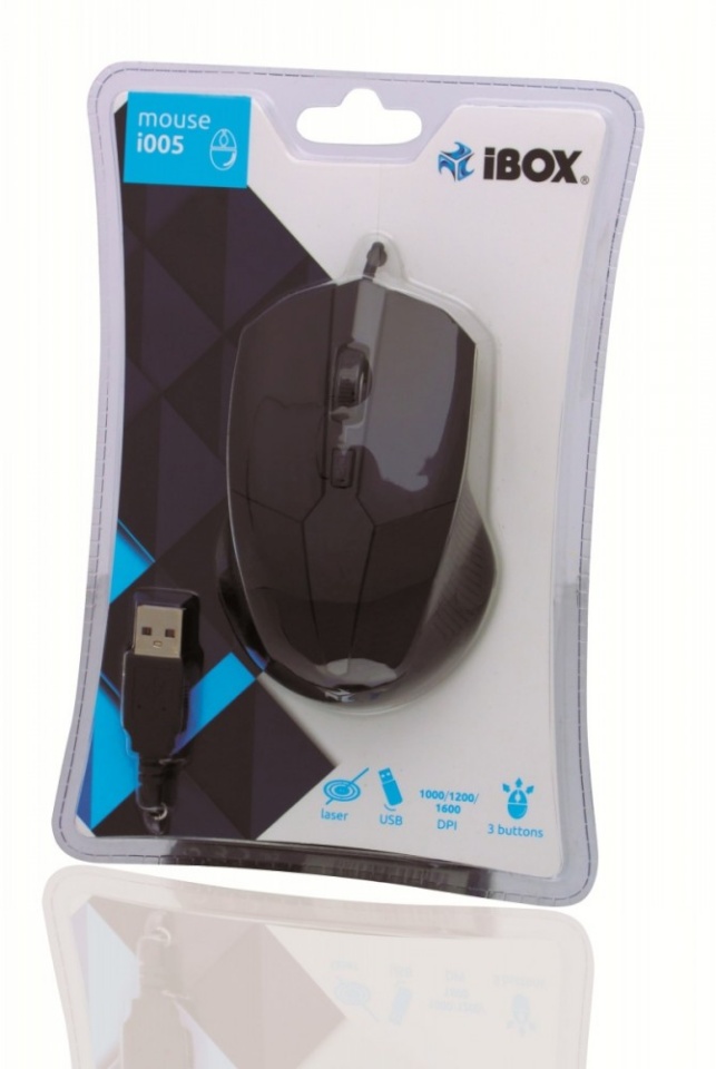 iBOX hiir Mouse I005 Laser USB