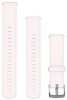 Garmin pulsikella rihmade komplekt Quick Release 18mm Silicone, blush pink