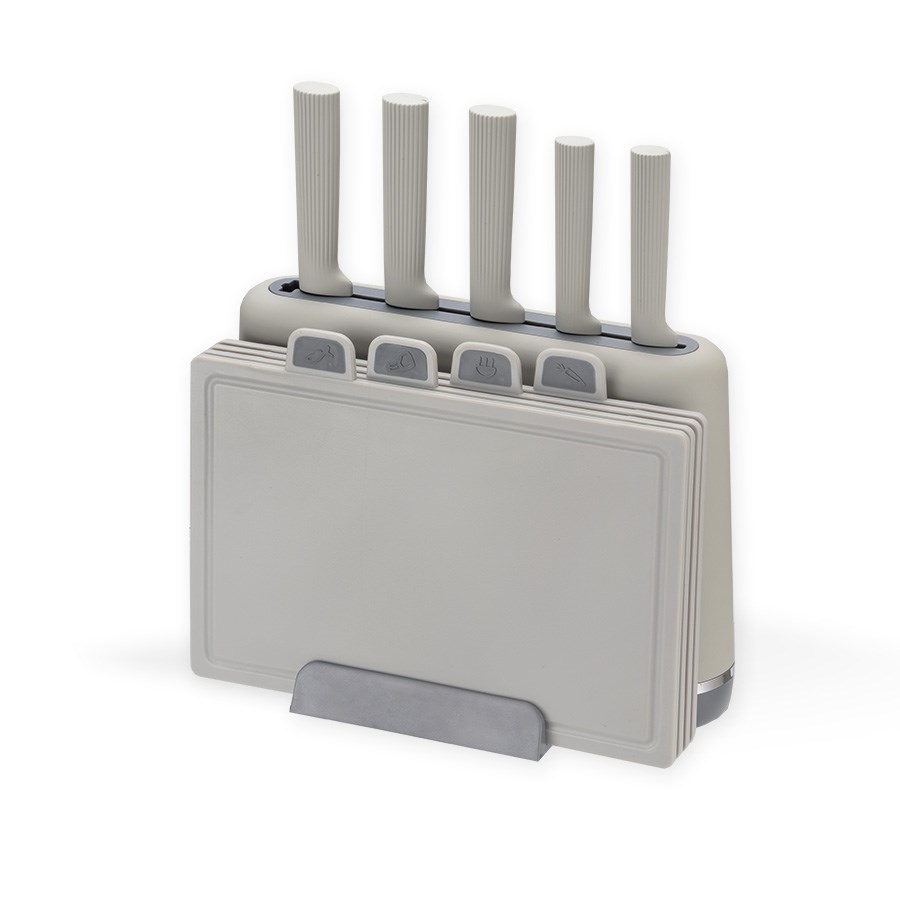 Maestro kööginuga MR-1412-hall Knife set with block + Cutting board set hall