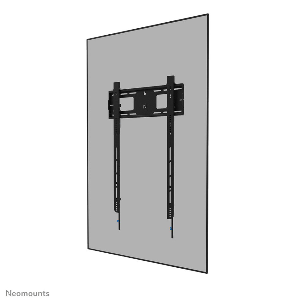 NeoMounts LEVEL-750 WL30-750BL18P Fixed heavy duty seinakinnitus Wall Mount - 50-98" screen - max 100 kg - VESA 100x100-500x800 - d 4,2 cm - level adjustm |