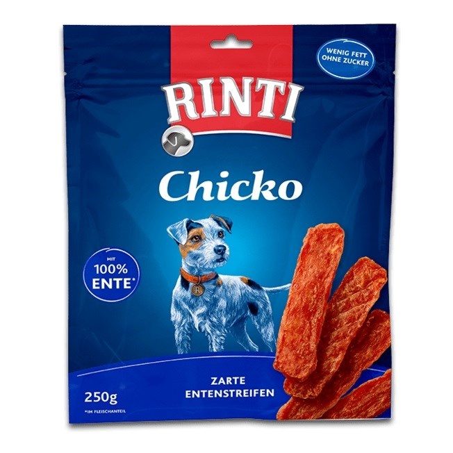 Rinti maius koerale Chicko Duck, 250g