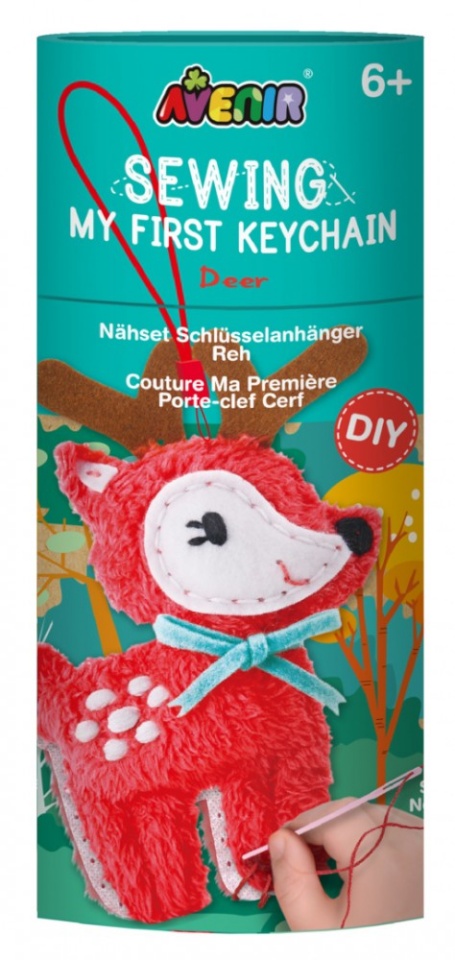 MG DYSTRYBUCJA Creative set Sew a keychain - Deer