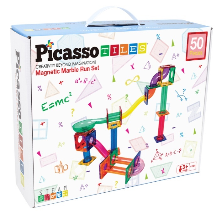 Picasso Tiles PICASSO TILES Magnetiline konstruktor Marble Run 50 osa, PTG50