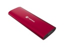 Natec kettaboks RHINO M.2 NVMe external SSD Eeclosure, USB-C 3.2, ruby punane