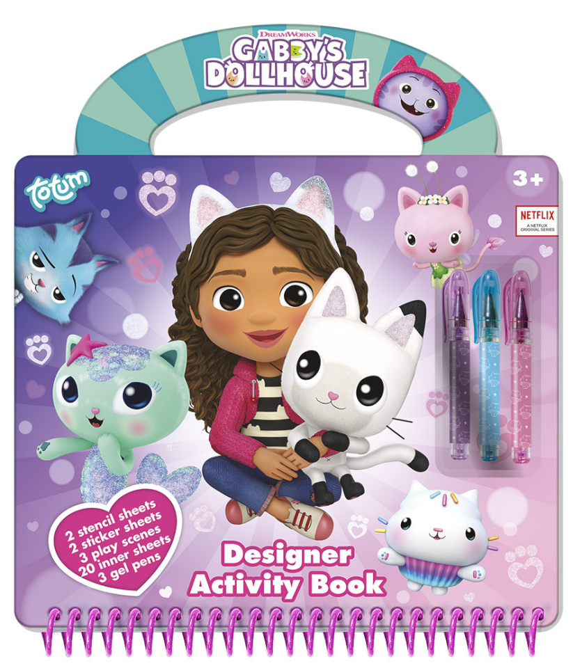 Totum GABBY’S DOLLHOUSE Kujundaja tegevusraamat, 420359