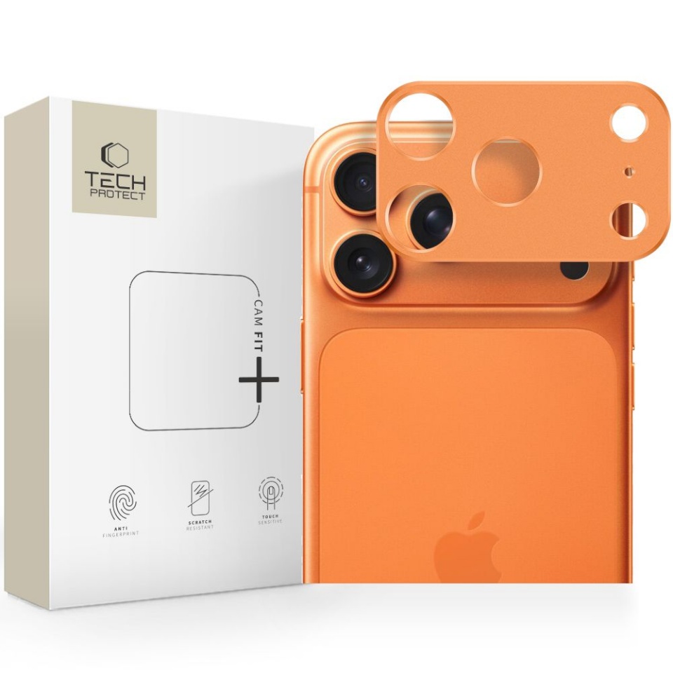 OSŁONA APARATU Tech-Protect CAMALLOY FIT+ iPhone 17 Pro COSMIC ORANGE