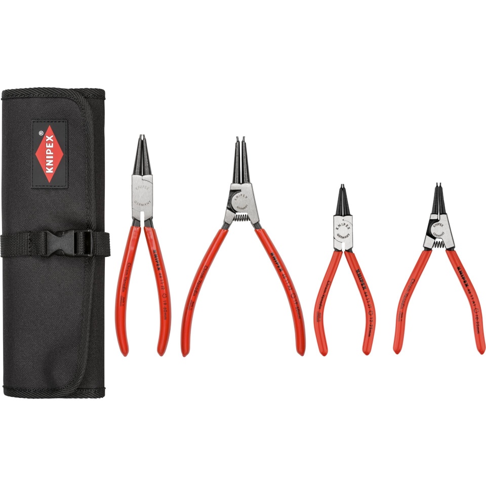 Knipex tööriistakomplekt Circlip Pliers Set Bag with 4 Pliers