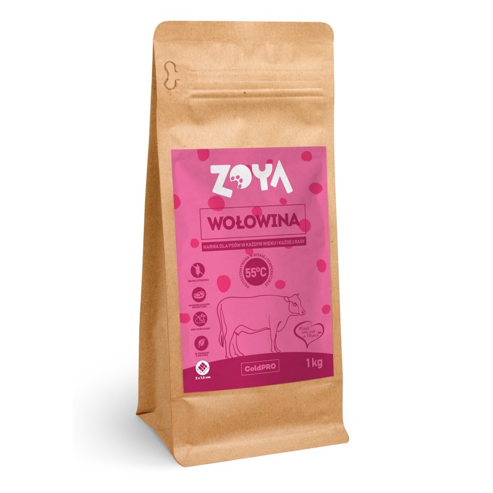 Zoya kuivtoit koerale ColdPRO Beef, 1kg