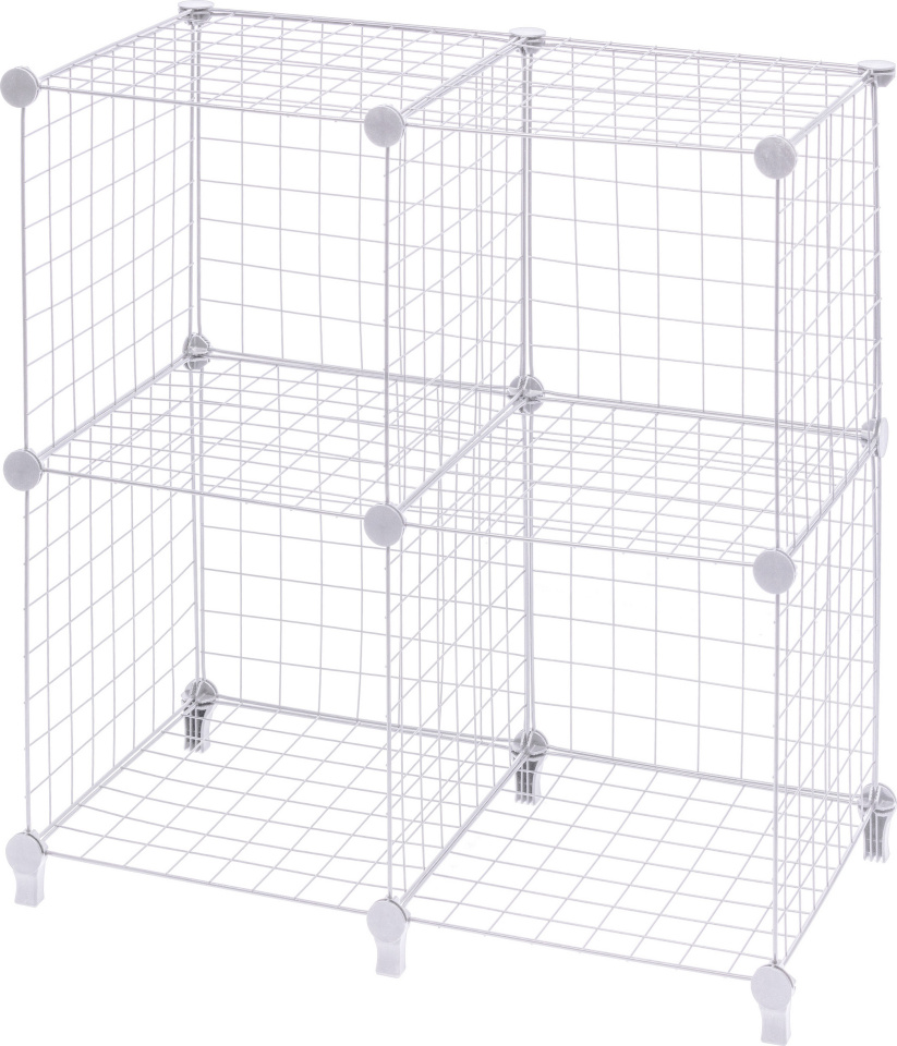 Enne Interior metallriiul Metal Storage Shelf, valge