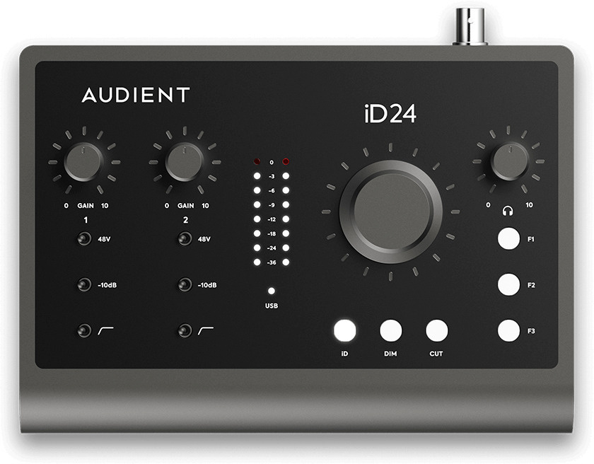 Audient iD24 helikaart USB-C siinile