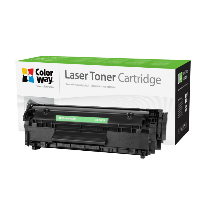 ColorWay Econom, toonerkassett Toner cartridge, must