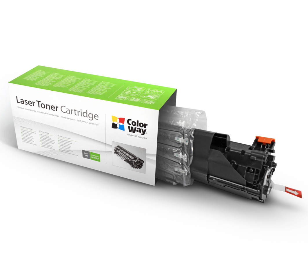 ColorWay Econom, toonerkassett Toner cartridge, must