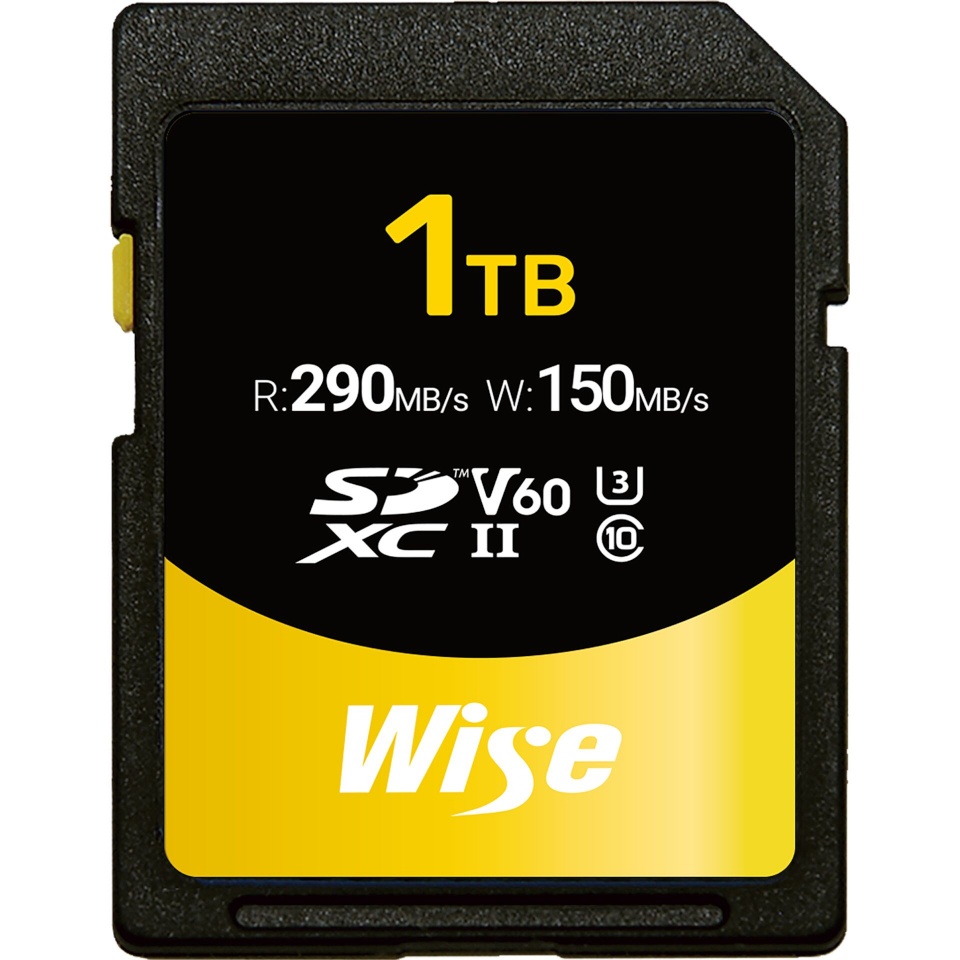 Wise mälukaart Wise SDXC UHS-II V60 1TB R:290MBs / W:150MBs WI-SD-S1024
