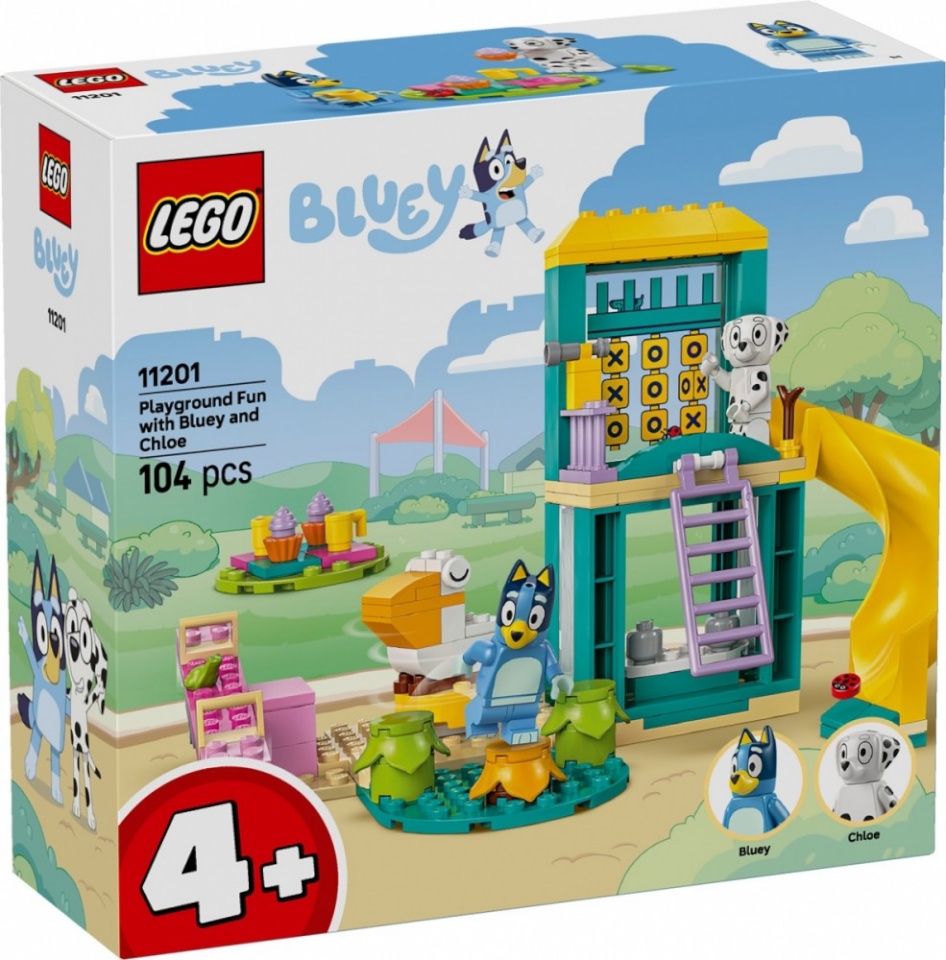LEGO klotsid 11201 Bluey - Bluey und Chloe auf dem Spielplatz