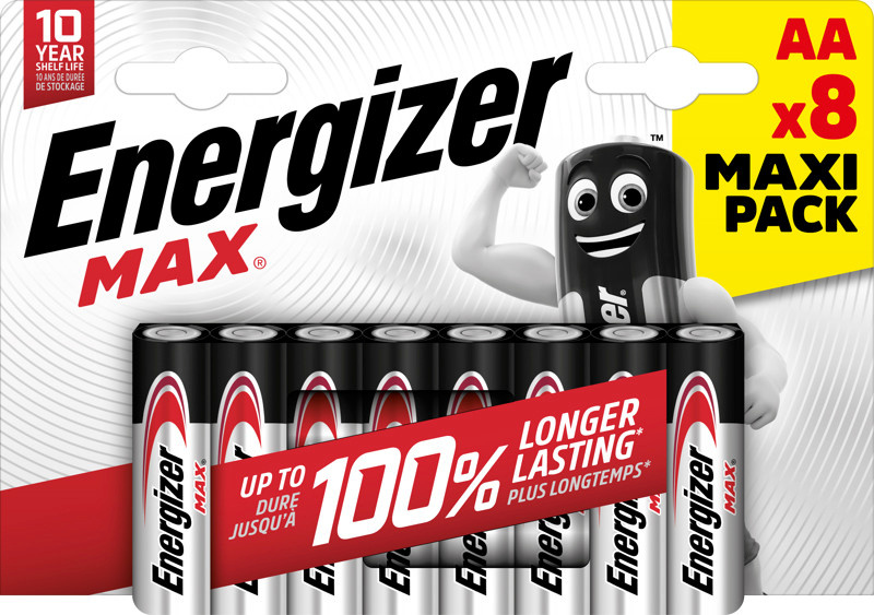Energizer patarei Energizer Max Alkaline AA CHP8