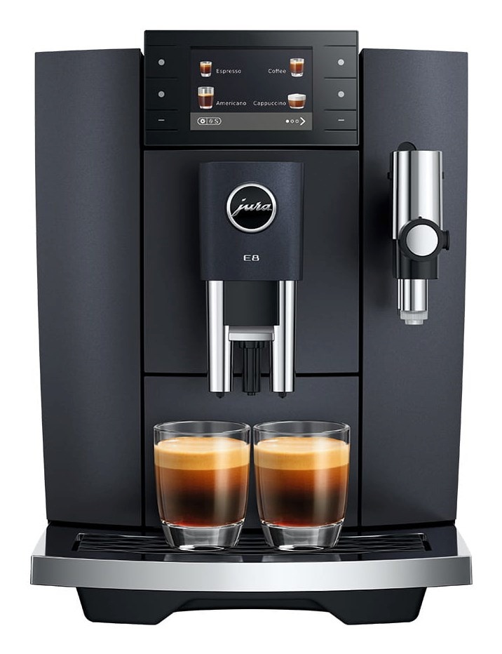 Jura espressomasin E8 Cosmic Black (ED) Fully-Auto Espresso Machine, must