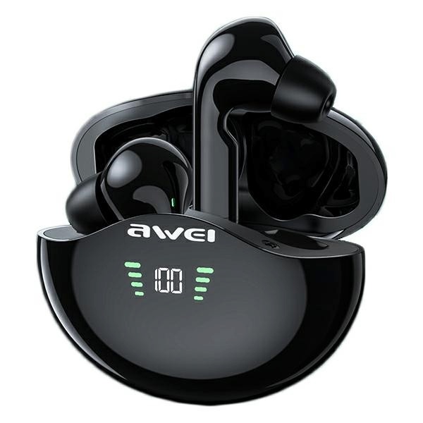 AWEI kõrvaklapid Earphones Bluetooth 5.1 T12P TWS+ dock must
