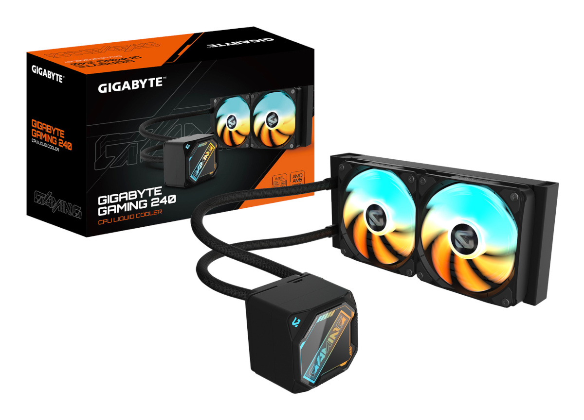 Gigabyte GAMING 240 vedelikjahutussüsteem, must