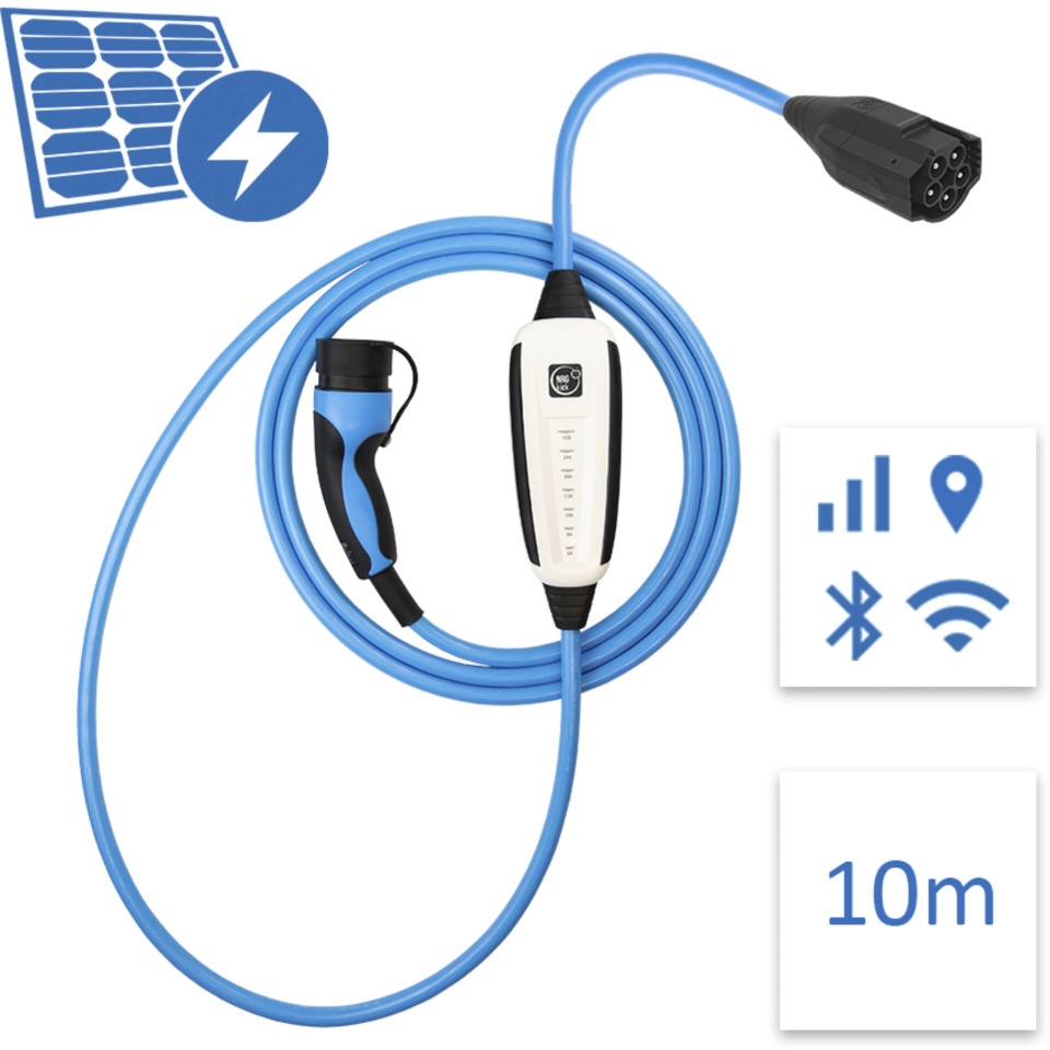 NRGkick elektriauto laadimisjaam 32A Pure for PV-User GSM/GPS/SIM Standard 10m WLAN