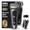 Braun pardel 9525s Series 9 Pro+ Wet & Dry Shaver with PowerCase and Charging Stand, hall
