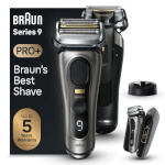 Braun pardel 9525s Series 9 Pro+ Wet & Dry Shaver with PowerCase and Charging Stand, hall