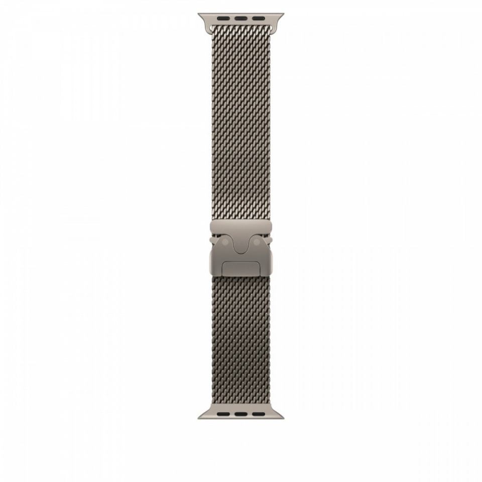 Apple kellarihm Watch Natural Titanium Milanese Loop 49 mm - S